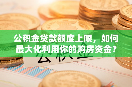 南乐公积金贷款额度上限，如何最大化利用你的购房资金？