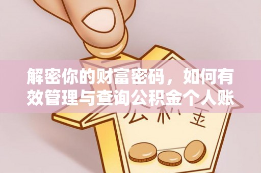 南乐解密你的财富密码，如何有效管理与查询公积金个人账户信息