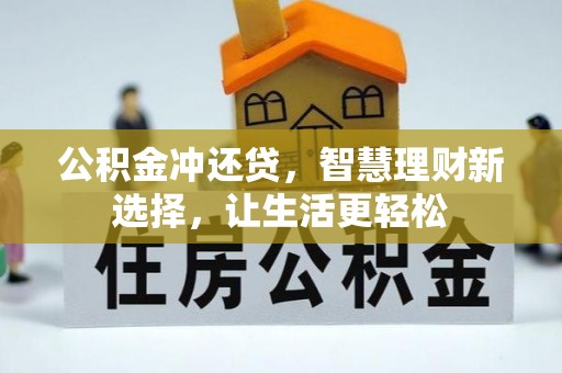 南乐公积金冲还贷，智慧理财新选择，让生活更轻松