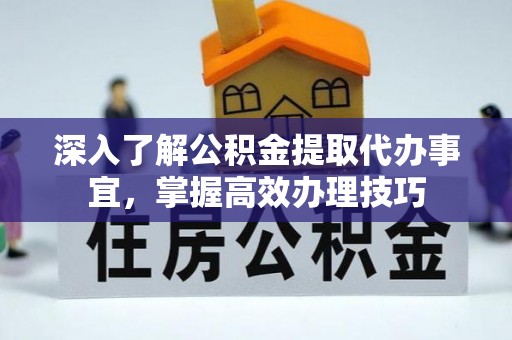 南乐深入了解公积金提取代办事宜，掌握高效办理技巧