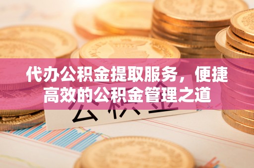 南乐代办公积金提取服务，便捷高效的公积金管理之道