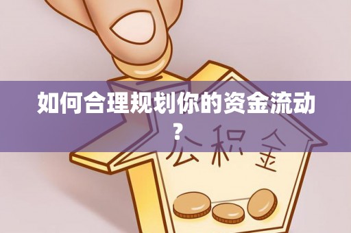 南乐如何合理规划你的资金流动？