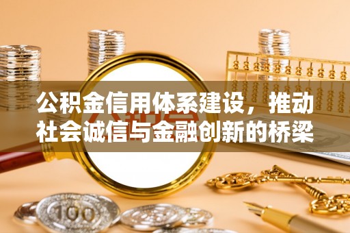 南乐公积金信用体系建设，推动社会诚信与金融创新的桥梁