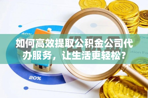 南乐如何高效提取公积金公司代办服务，让生活更轻松？