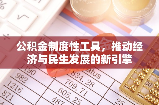 南乐公积金制度性工具，推动经济与民生发展的新引擎