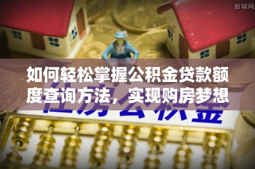 南乐如何轻松掌握公积金贷款额度查询方法，实现购房梦想？