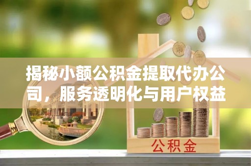 南乐揭秘小额公积金提取代办公司，服务透明化与用户权益保障