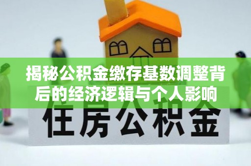南乐揭秘公积金缴存基数调整背后的经济逻辑与个人影响