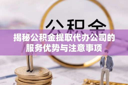 南乐揭秘公积金提取代办公司的服务优势与注意事项