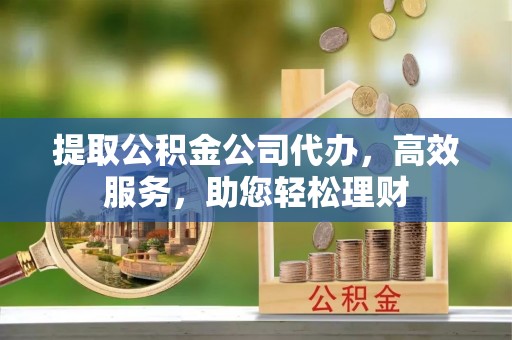 南乐提取公积金公司代办，高效服务，助您轻松理财