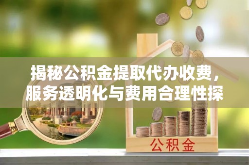 南乐揭秘公积金提取代办收费，服务透明化与费用合理性探讨
