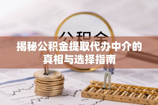 南乐揭秘公积金提取代办中介的真相与选择指南