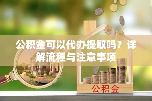 南乐公积金可以代办提取吗？详解流程与注意事项