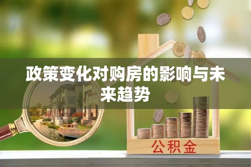 南乐政策变化对购房的影响与未来趋势