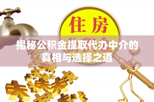 南乐揭秘公积金提取代办中介的真相与选择之道