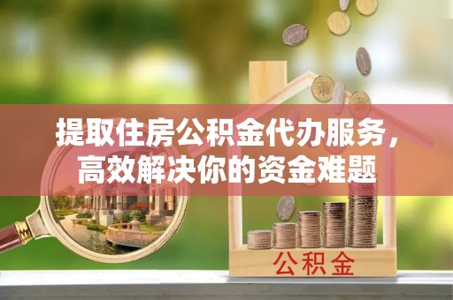 南乐提取住房公积金代办服务，高效解决你的资金难题