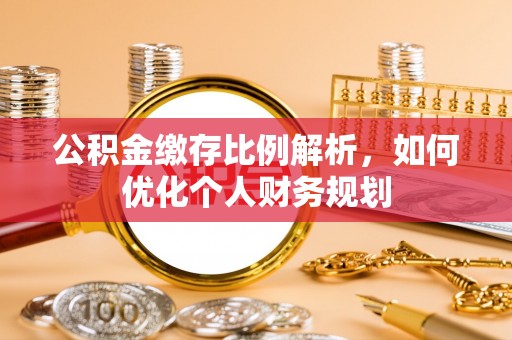 南乐公积金缴存比例解析，如何优化个人财务规划