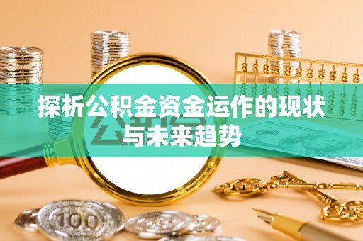 南乐探析公积金资金运作的现状与未来趋势