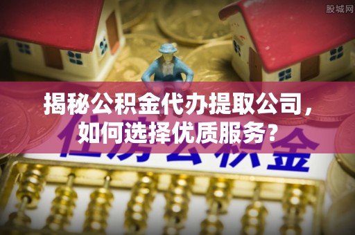 南乐揭秘公积金代办提取公司，如何选择优质服务？