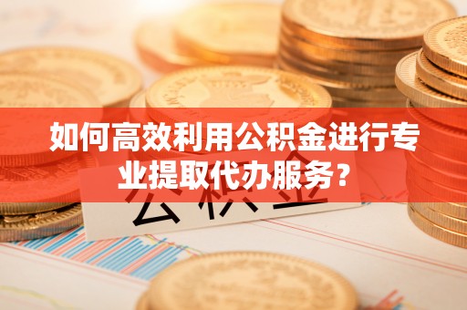 南乐如何高效利用公积金进行专业提取代办服务？