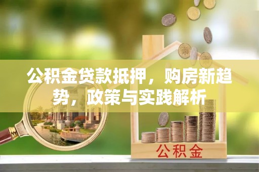南乐公积金贷款抵押，购房新趋势，政策与实践解析