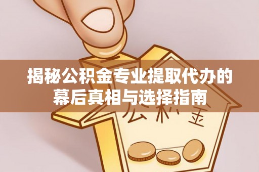 南乐揭秘公积金专业提取代办的幕后真相与选择指南