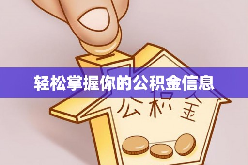 南乐轻松掌握你的公积金信息